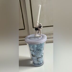 New Disney Store Star Wars Storm Trooper Cup 8Oz With Straw & Figure Collectible